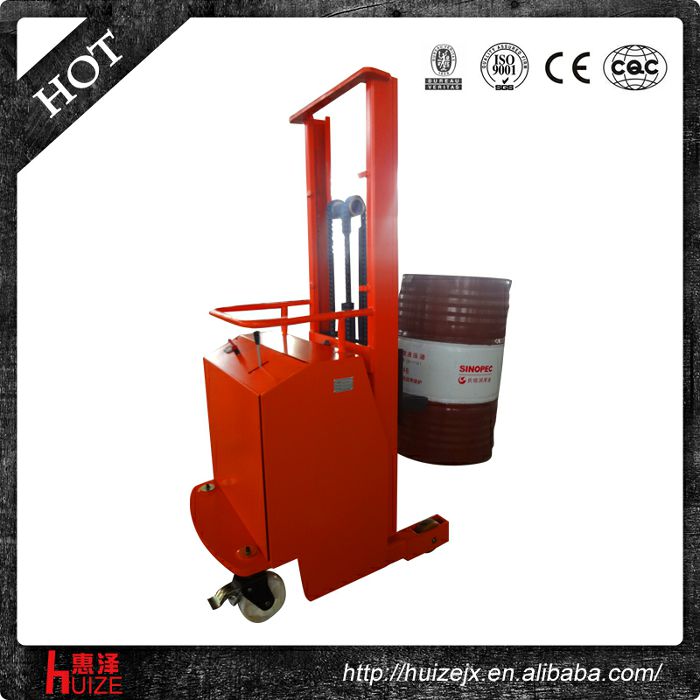 2半電動配重油桶車（無底腿，只堆垛，不翻轉(zhuǎn)）