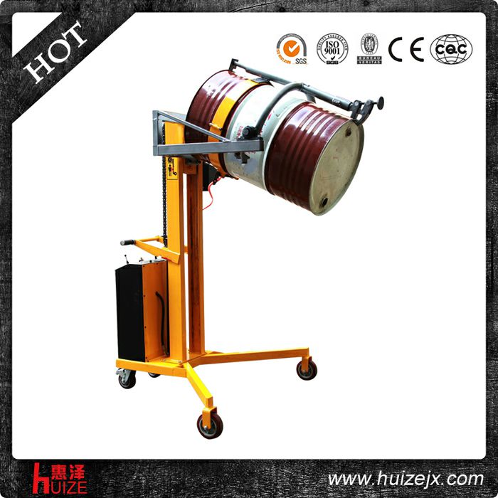 半電動(dòng)油桶車（直角腿，夾鐵桶翻轉(zhuǎn)）